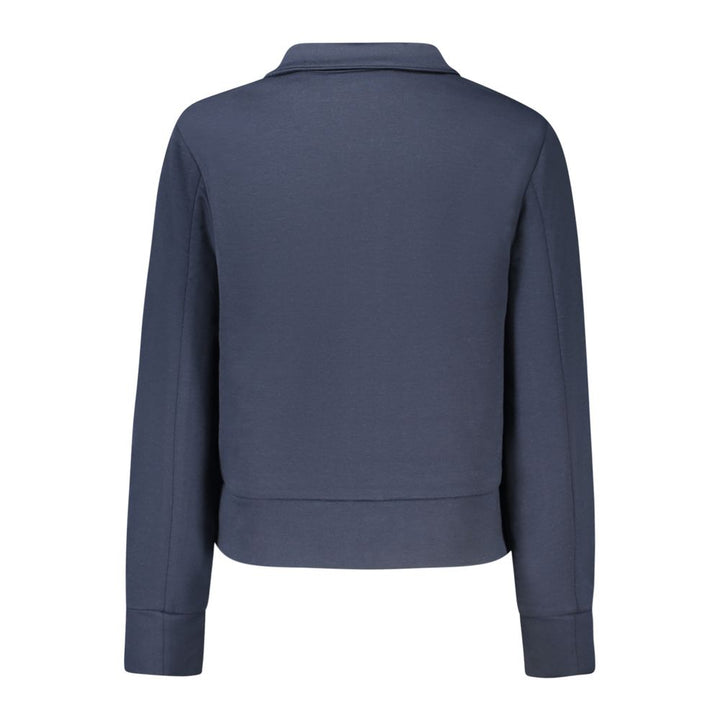 Blue Polyester Sweater