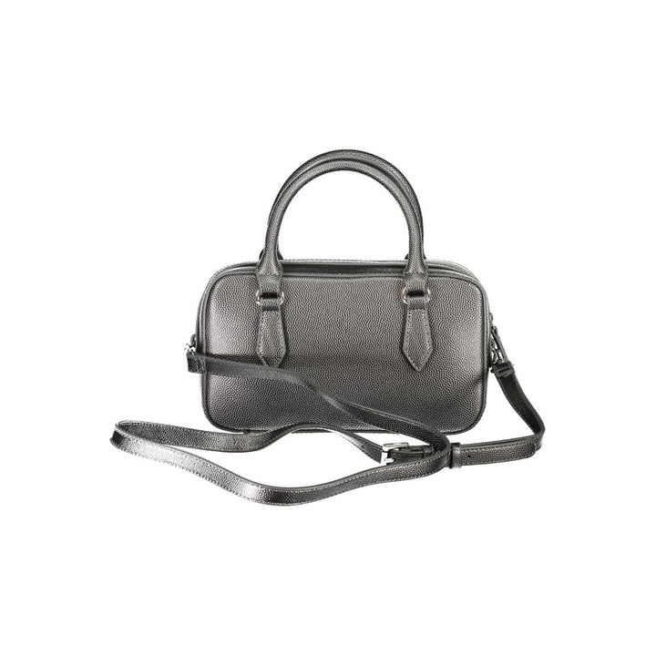 Gray Polyethylene Handbag
