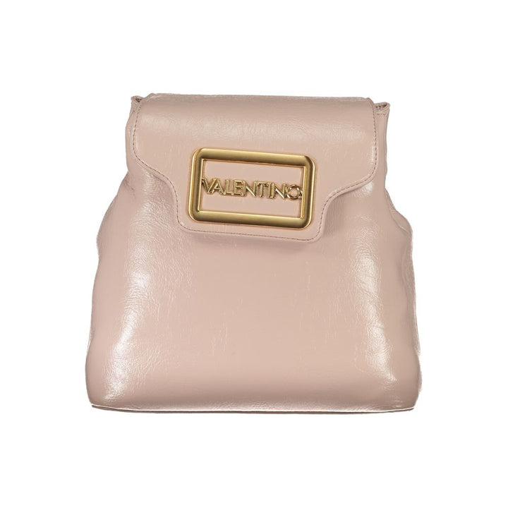 Pink Polyethylene Backpack