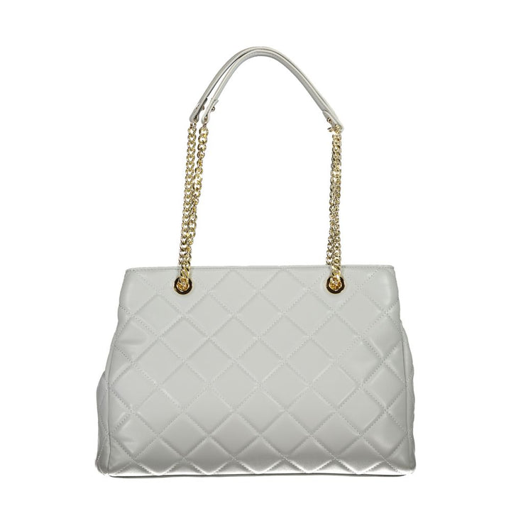 Gray Polyethylene Handbag