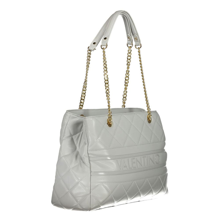 Gray Polyethylene Handbag