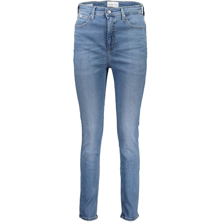 Blue Cotton Jeans & Pant