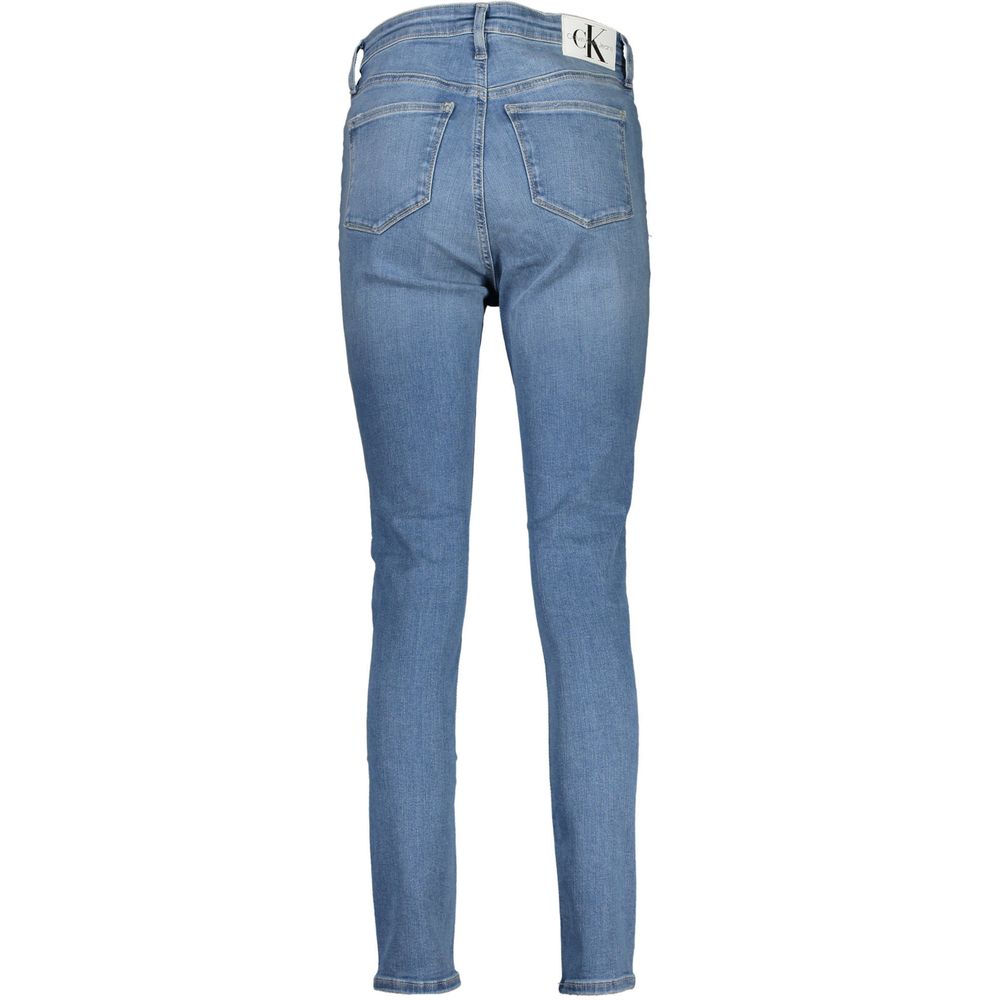 Blue Cotton Jeans & Pant