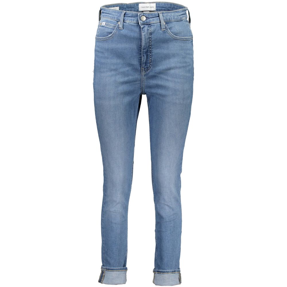 Blue Cotton Jeans & Pant