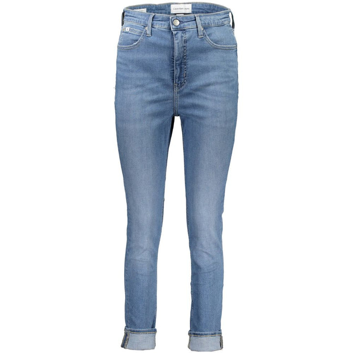Blue Cotton Jeans & Pant