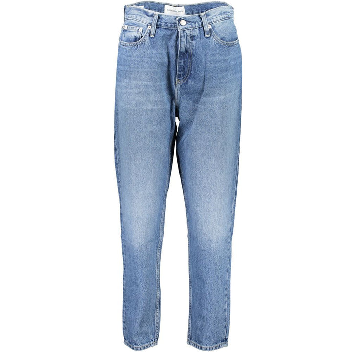 Blue Cotton Jeans & Pant