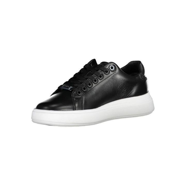 Black Polyester Sneaker
