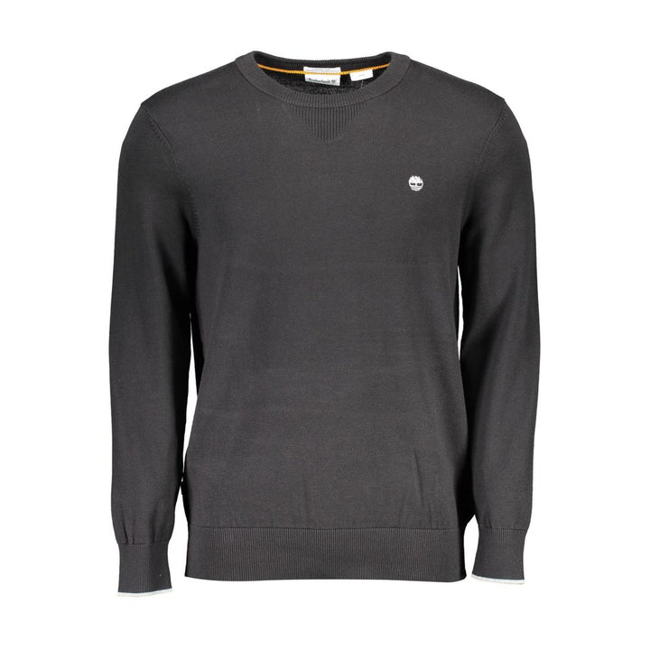 Black Cotton Sweater