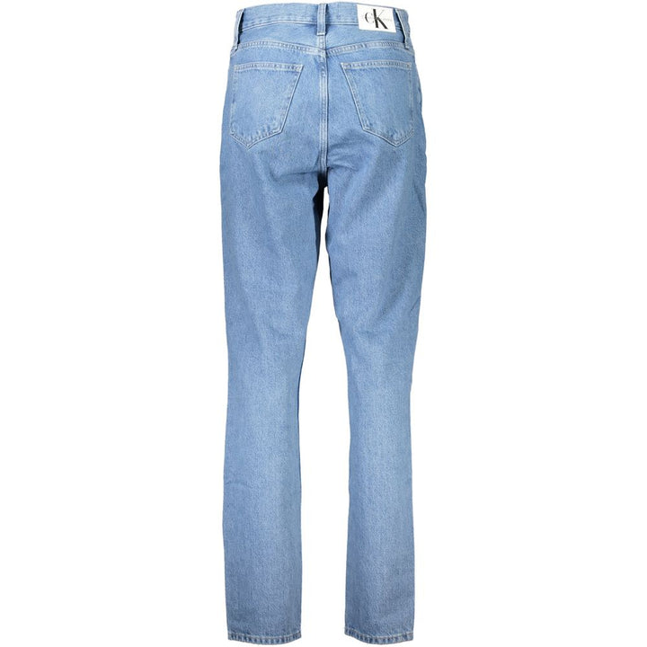Blue Cotton Jeans & Pant