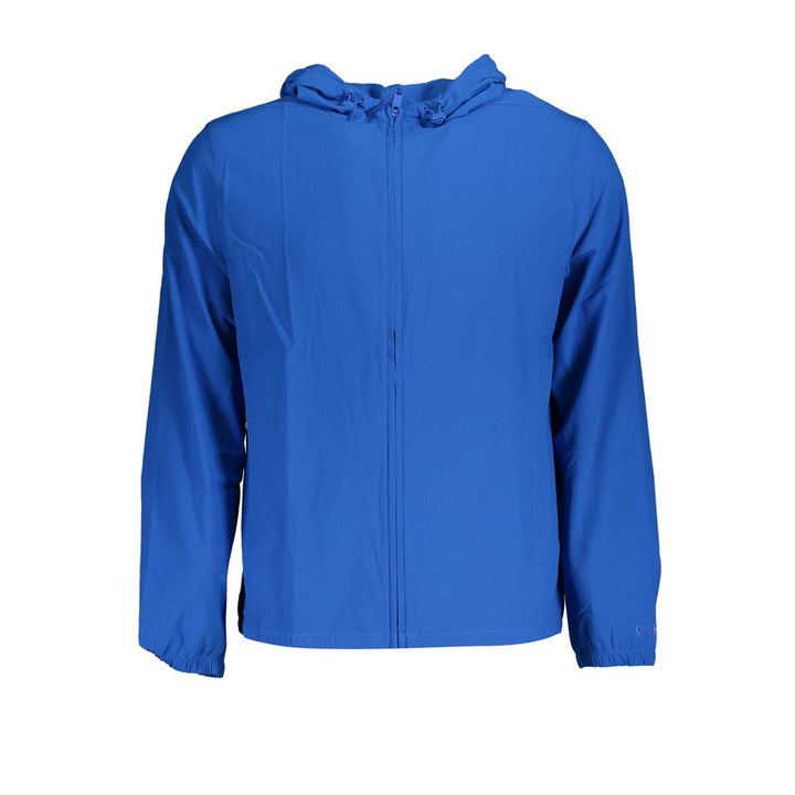 Blue Polyester Jacket