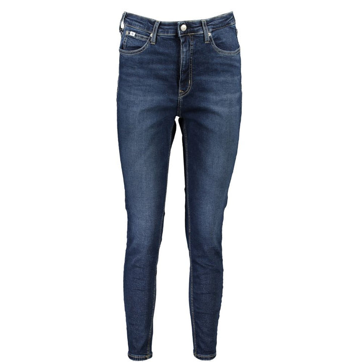 Blue Cotton Jeans & Pant