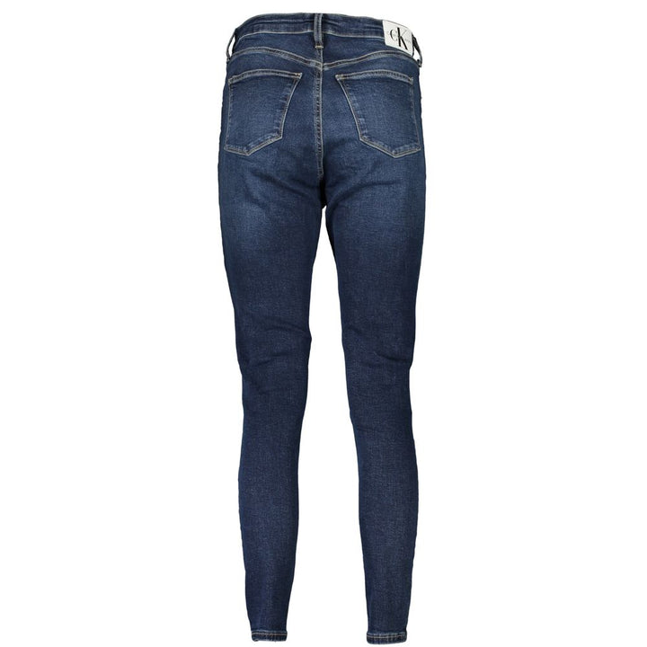 Blue Cotton Jeans & Pant