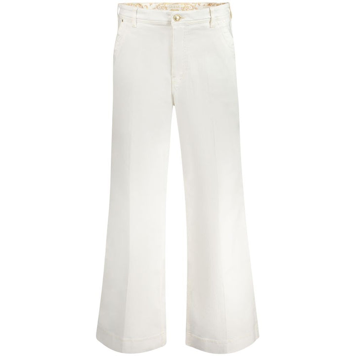 White Cotton Jeans & Pant