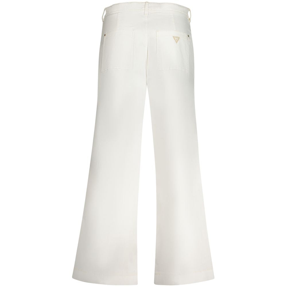 White Cotton Jeans & Pant