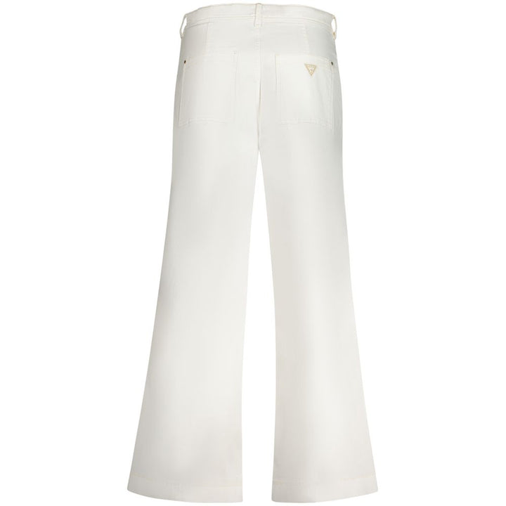 White Cotton Jeans & Pant