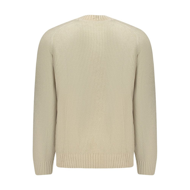 Beige Cotton Sweater