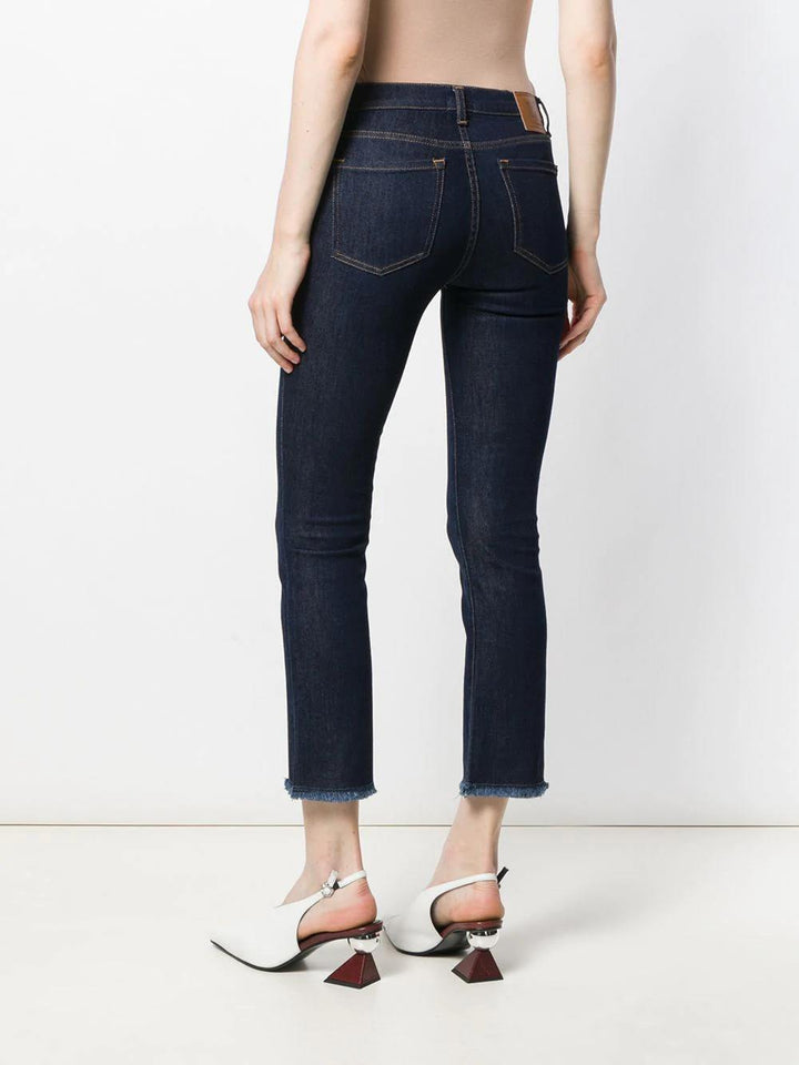 L'AUTRE CHOSE cropped slim-fit jeans-3