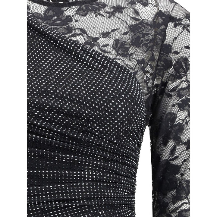 Lace and rhinestone long Dress