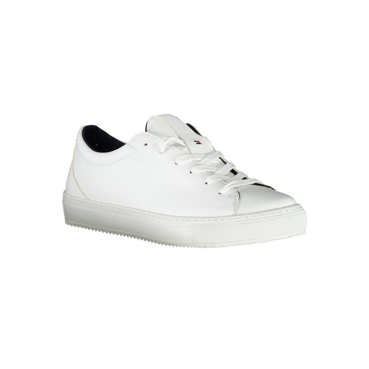 White Synthetic Sneaker