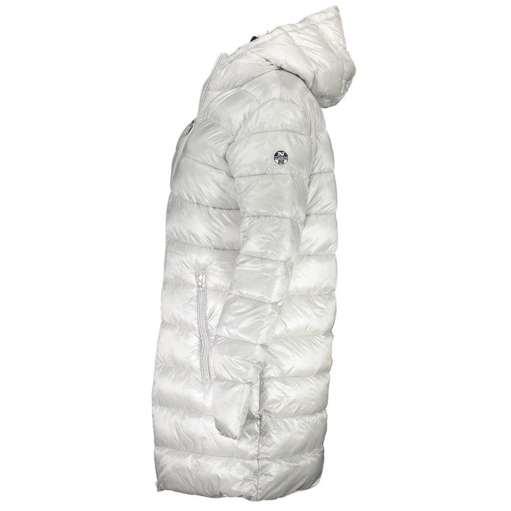 Gray Polyamide Jackets & Coat