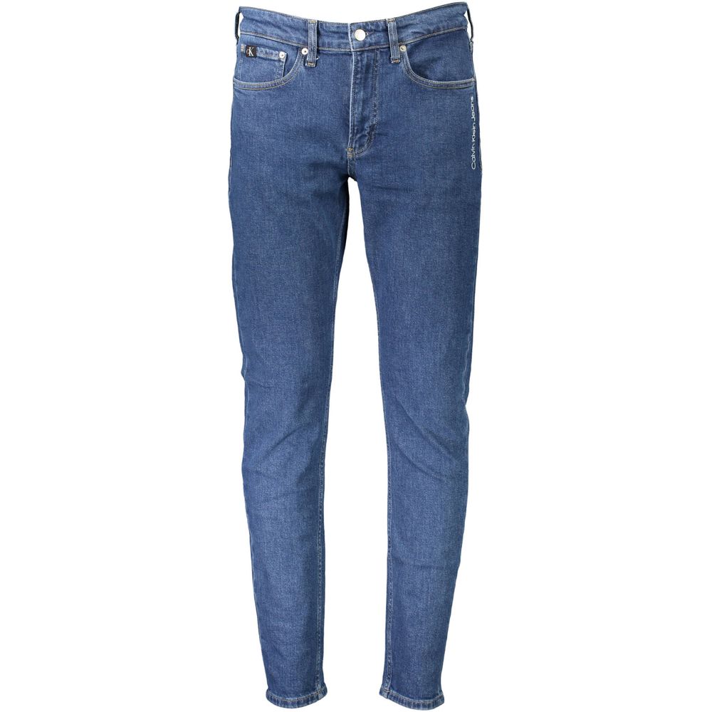 Blue Cotton Jeans & Pant