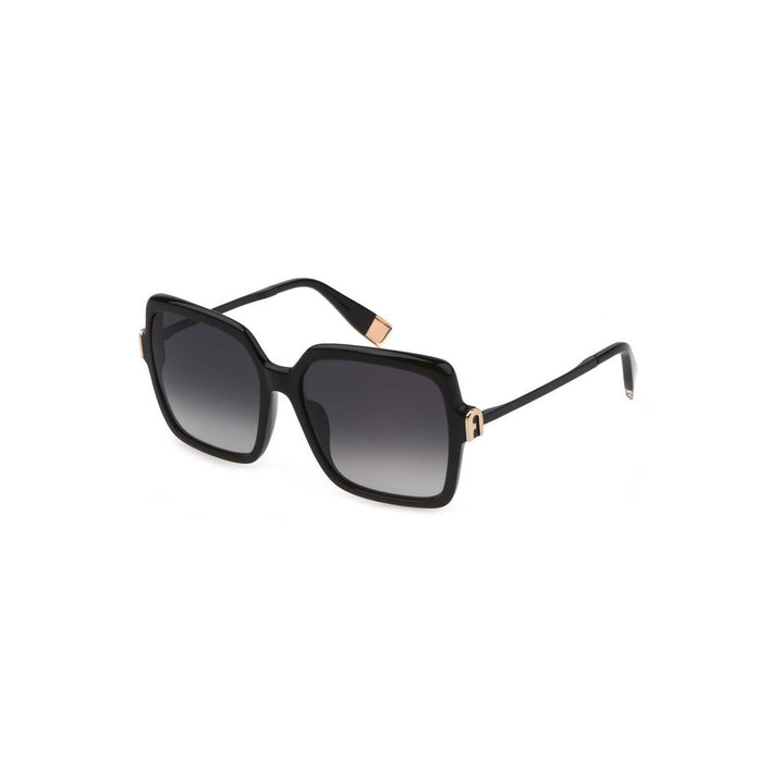 Black Acetate Women Sunglasses