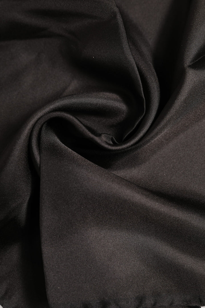 Brown DG Crown Silk Square Men Foulard Scarf