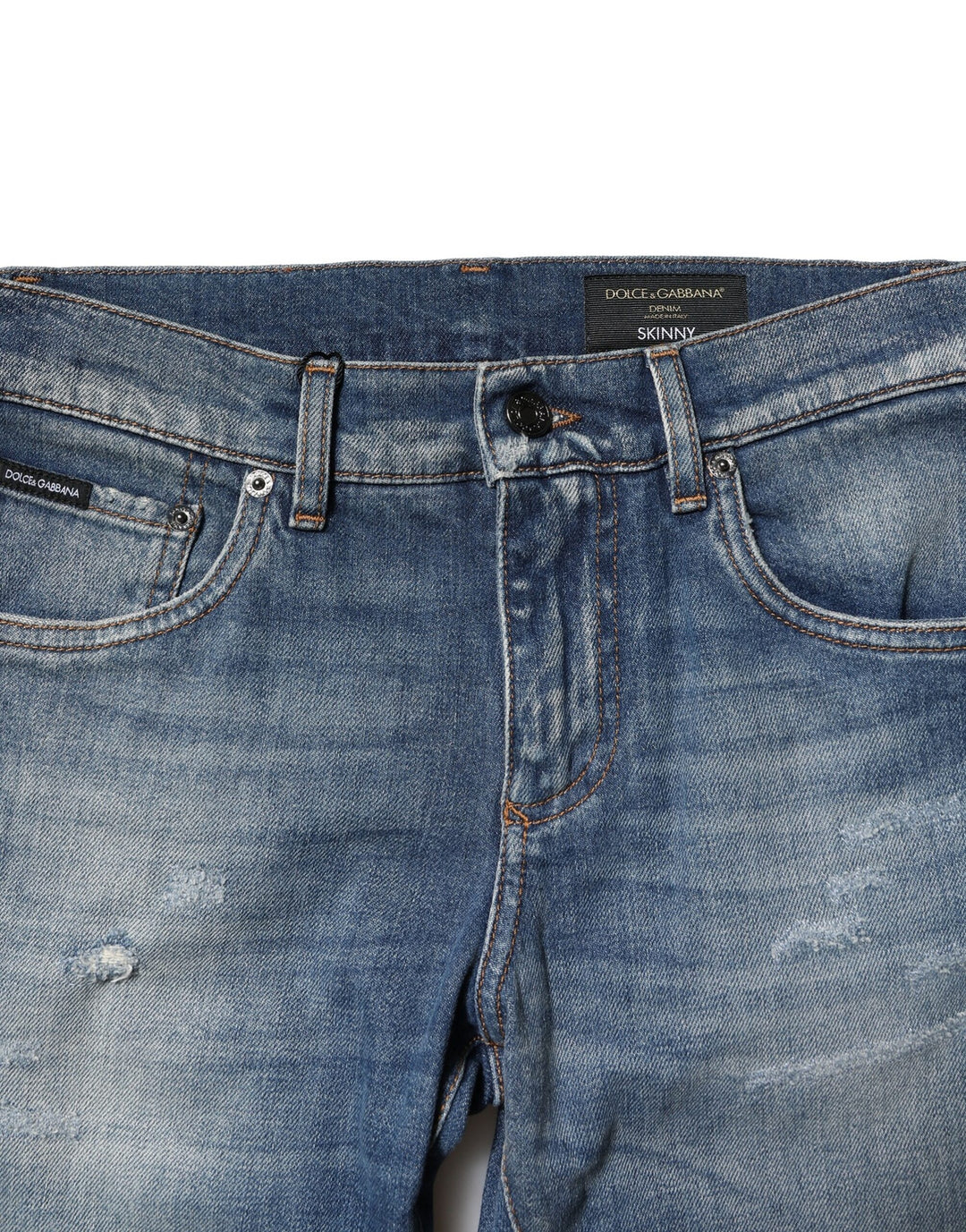 Blue Washed Cotton Slim Fit Men Denim Jeans