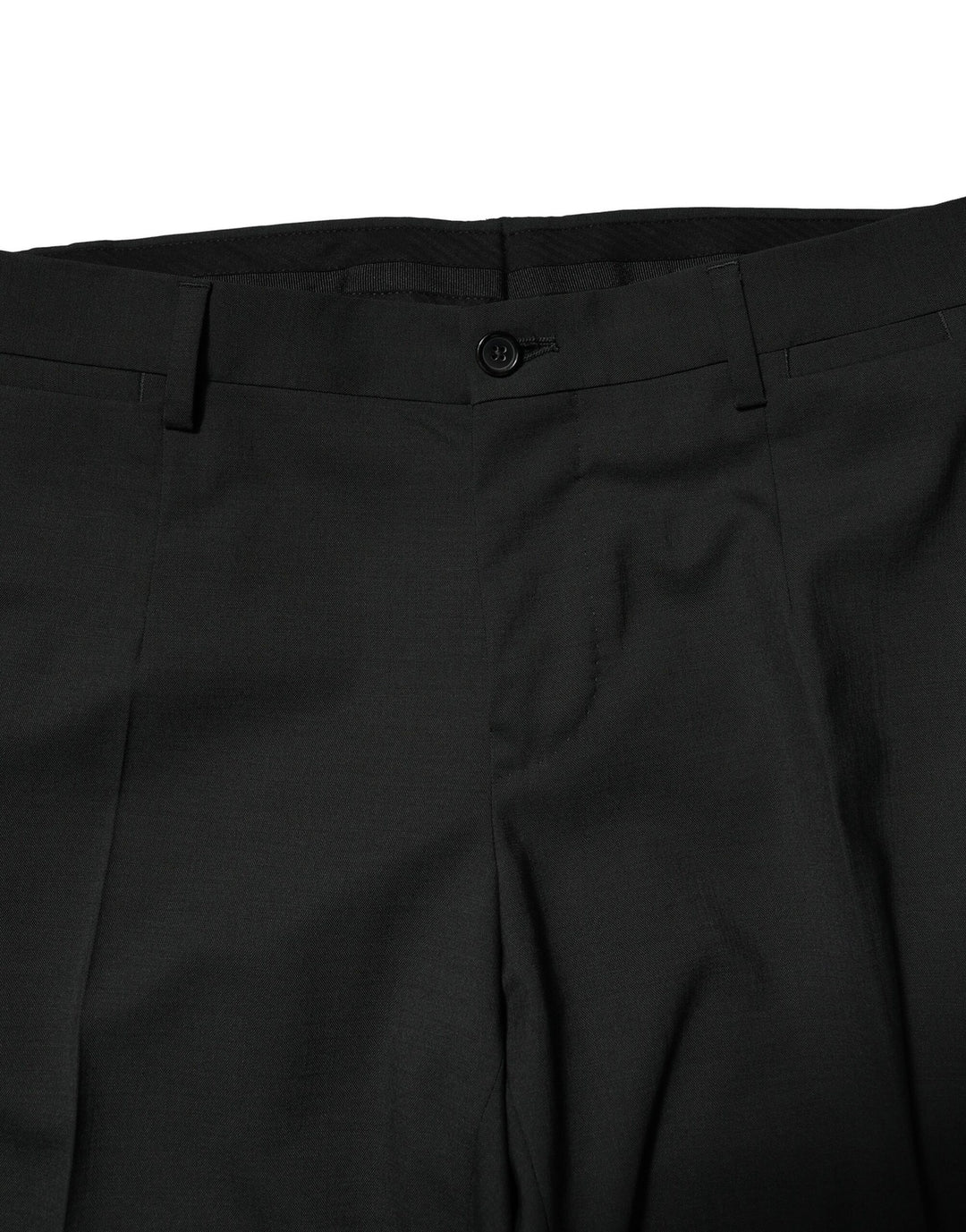 Black Wool 2 Piece Single Breasted Suit