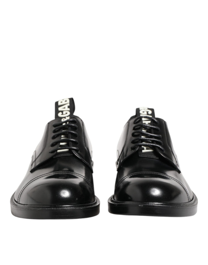 Black Leather Dress Lace Up Men Formal Shoes