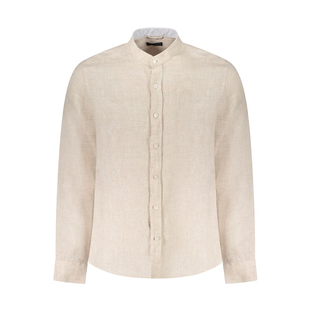 Beige Linen Shirt