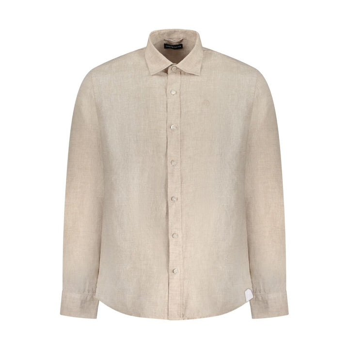 Beige Linen Shirt