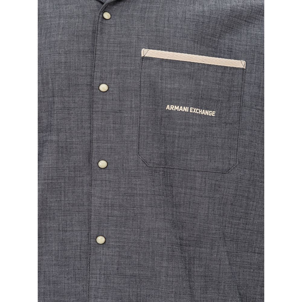 Blue Cotton Shirt