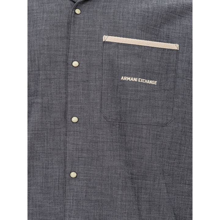 Blue Cotton Shirt