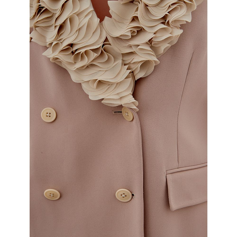 Gray Polyester Jackets & Coat