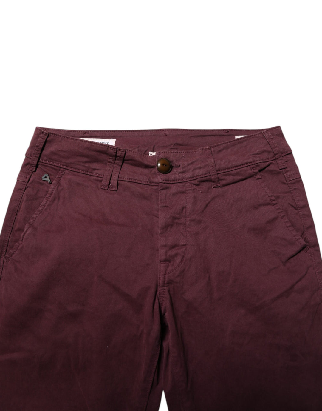 Maroon Cotton Stretch Skinny Fit Men Denim Jeans