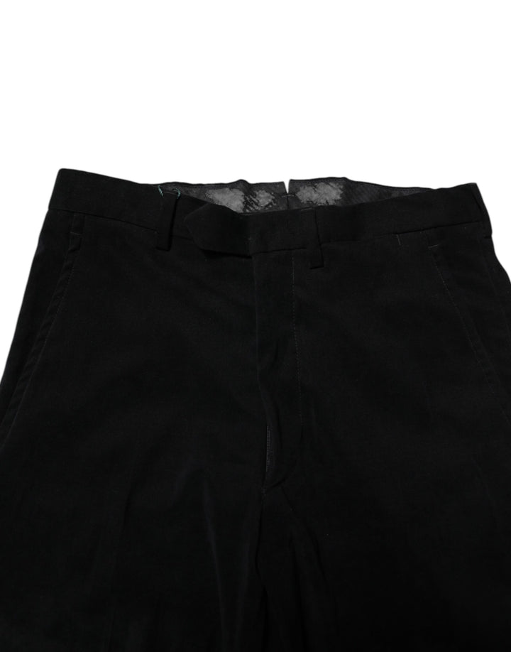 Black Mid Waist Dress Formal Pants