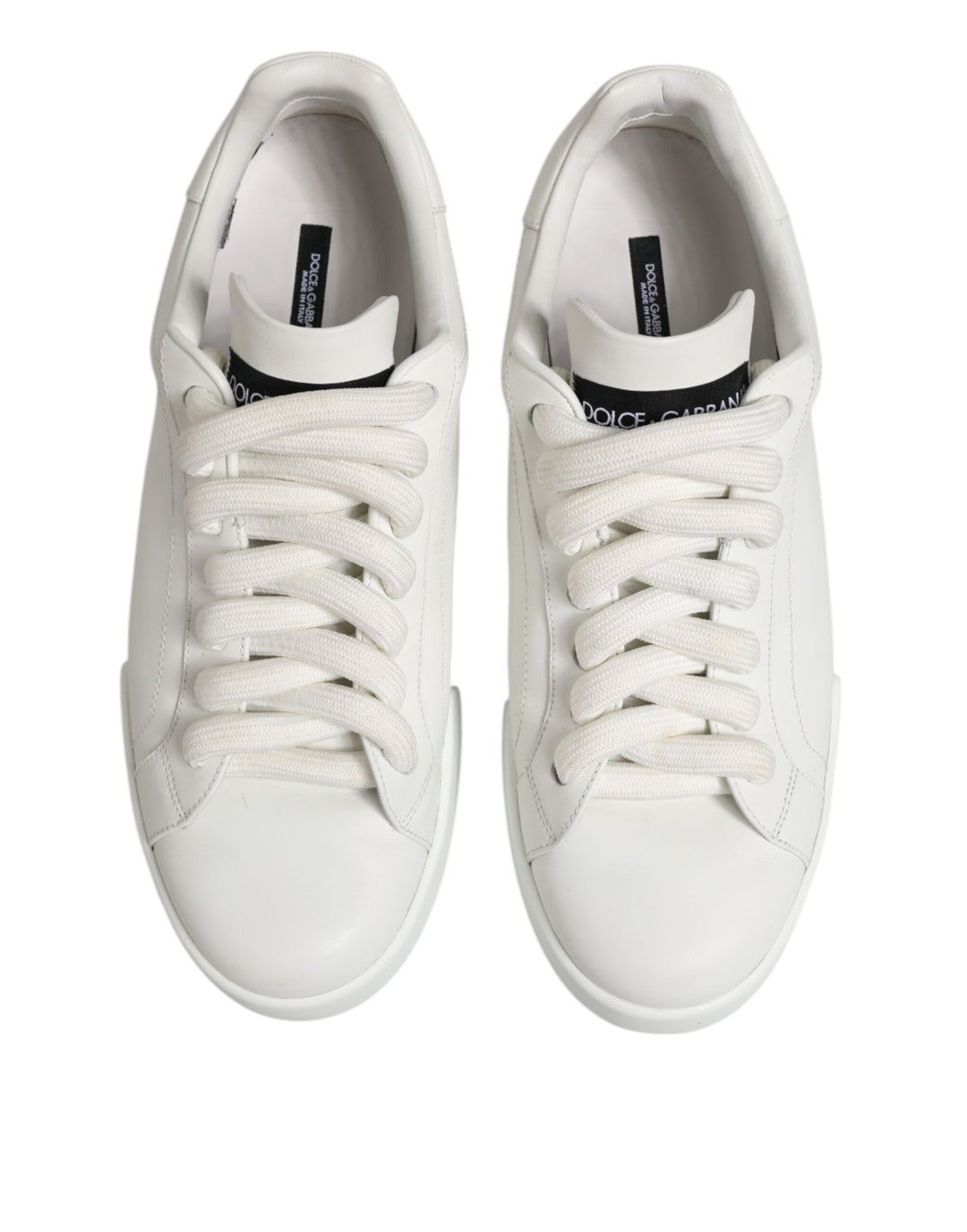 White Logo Lace Up Low Top Men Sneakers Shoes