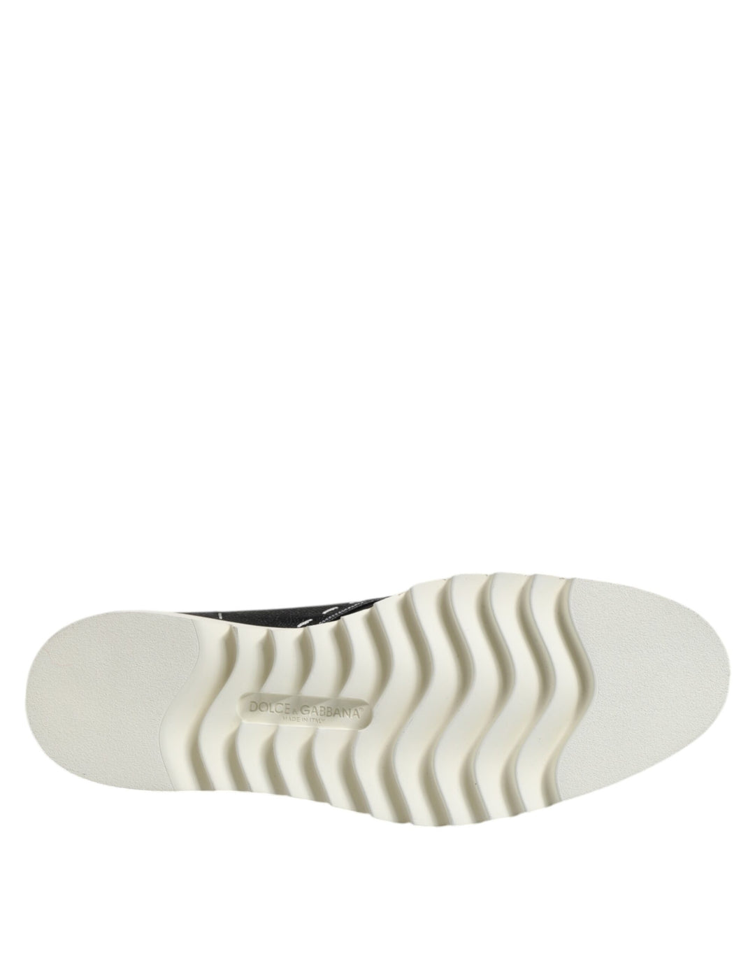 Black White Leather Ankle Boots Shoes