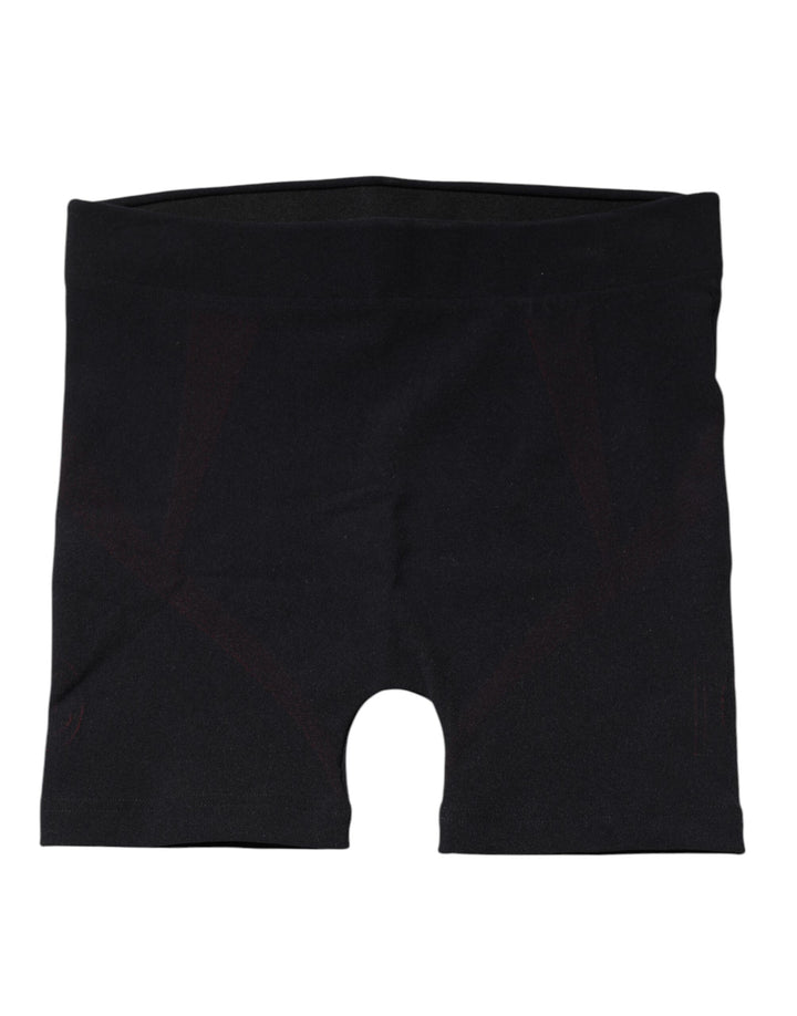 Black Nylon Stretch Boxer Shorts Underwear