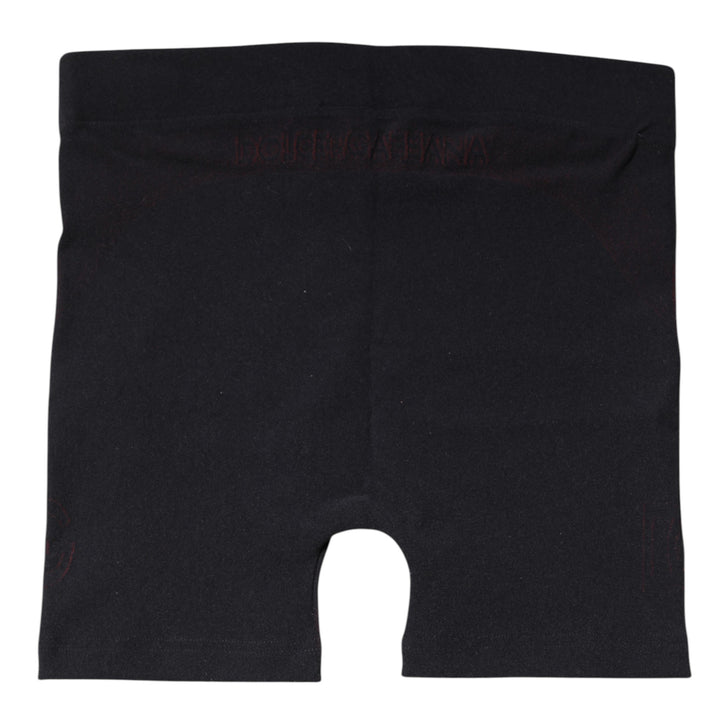 Black Nylon Stretch Boxer Shorts Underwear