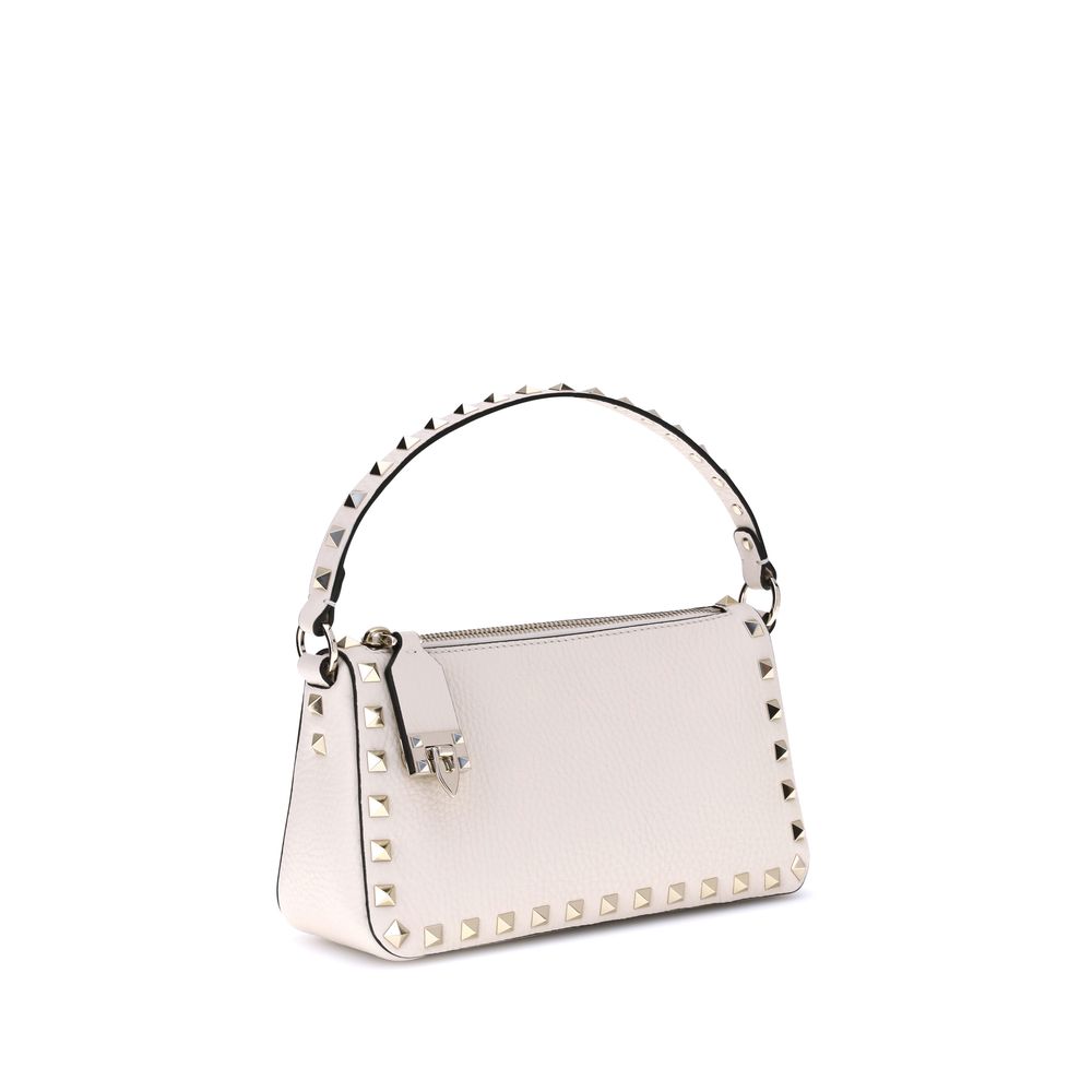 Rockstud Zip-Up Shoulder Bag