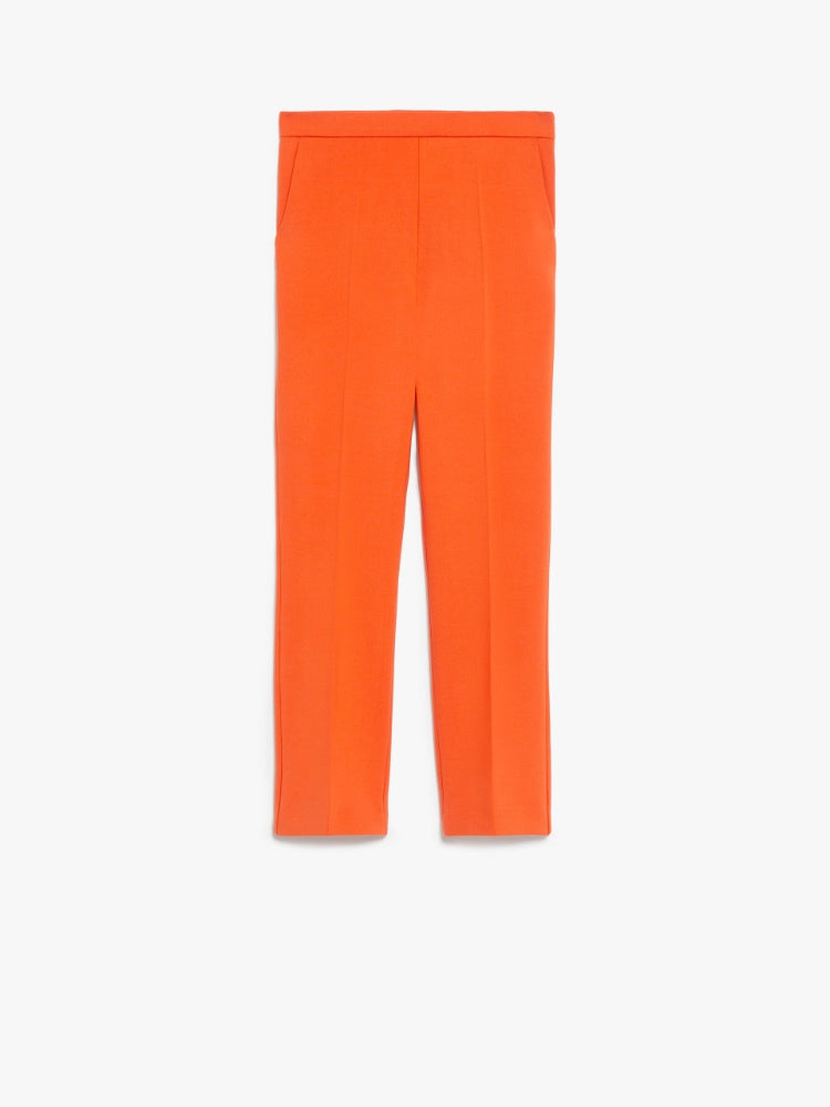 Nepeta ankle-length trousers in wool crepe-1
