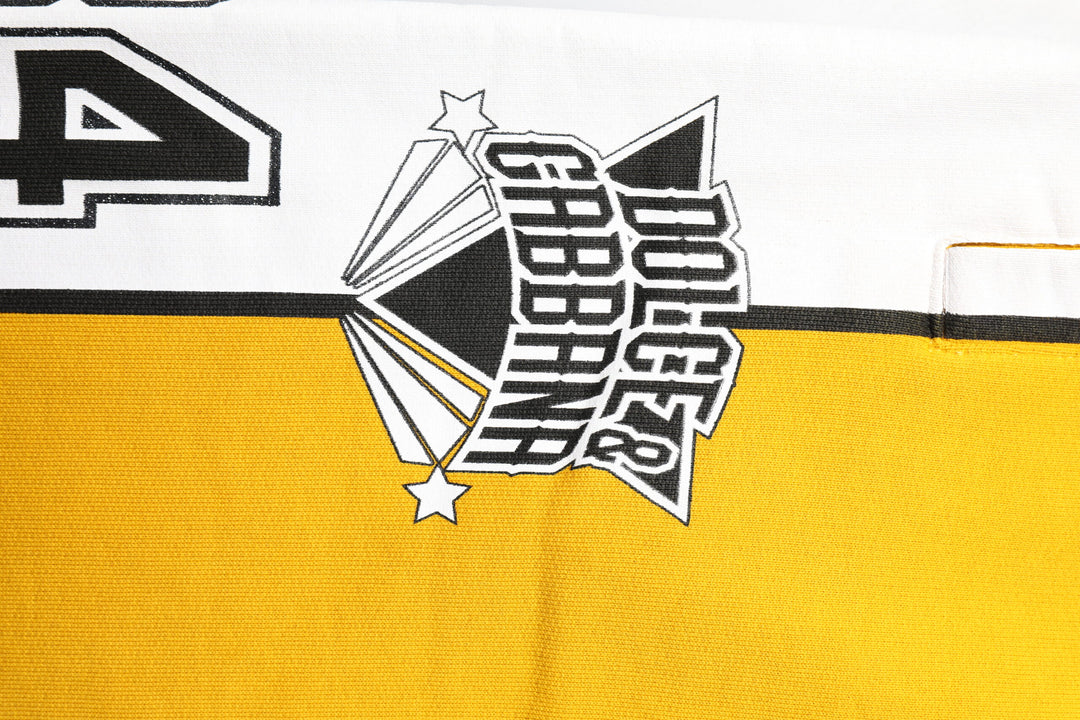 Yellow Cotton Sweatpants Jogger Pants