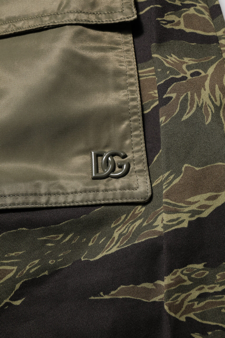 Multicolor Cargo Camouflage Pants