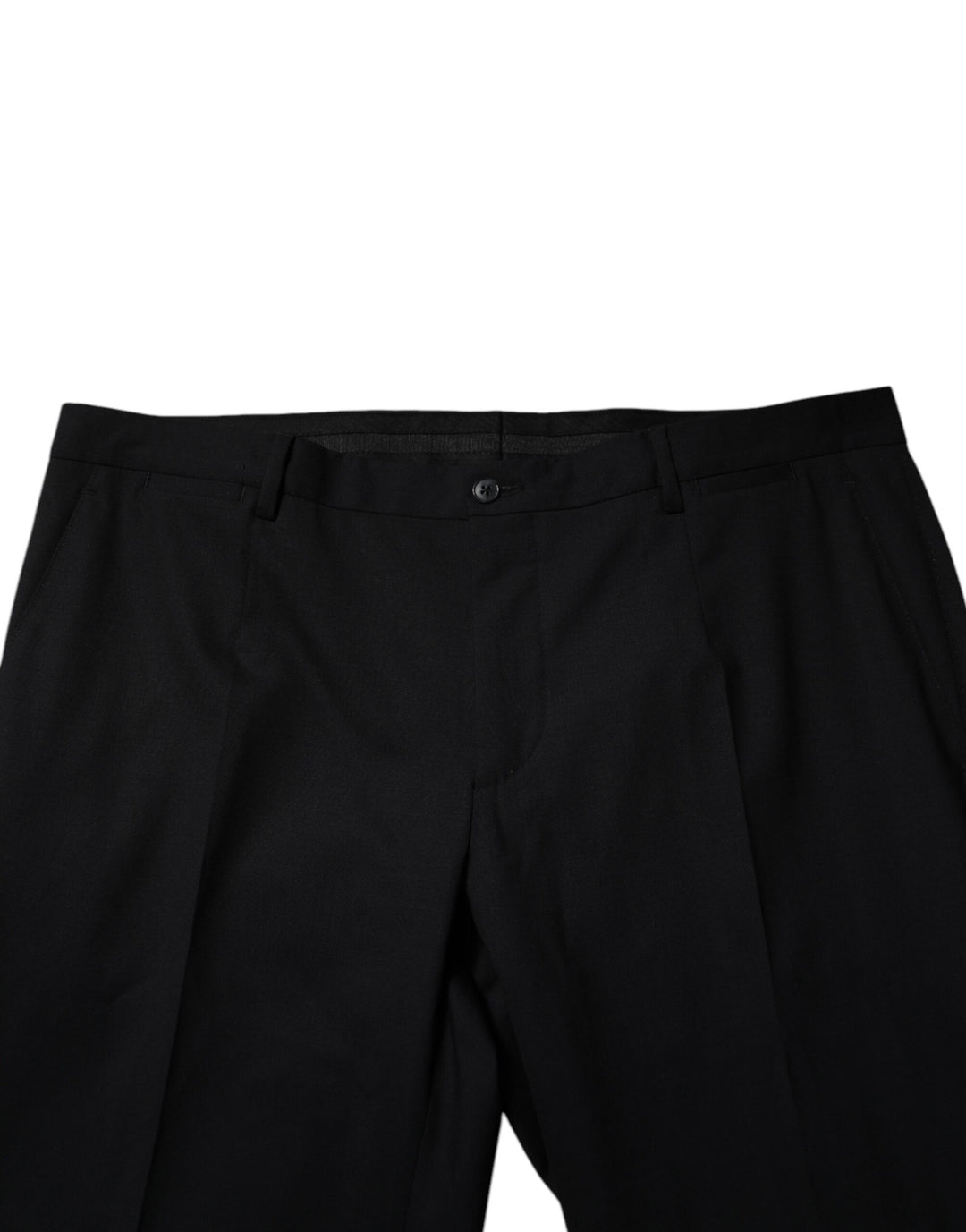 Black Wool Formal Dress Pants