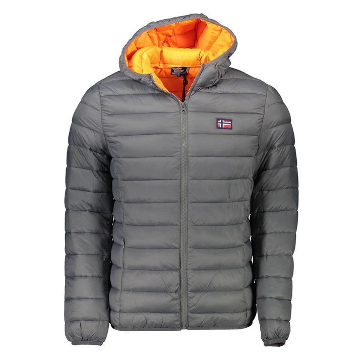 Gray Polyamide Jacket