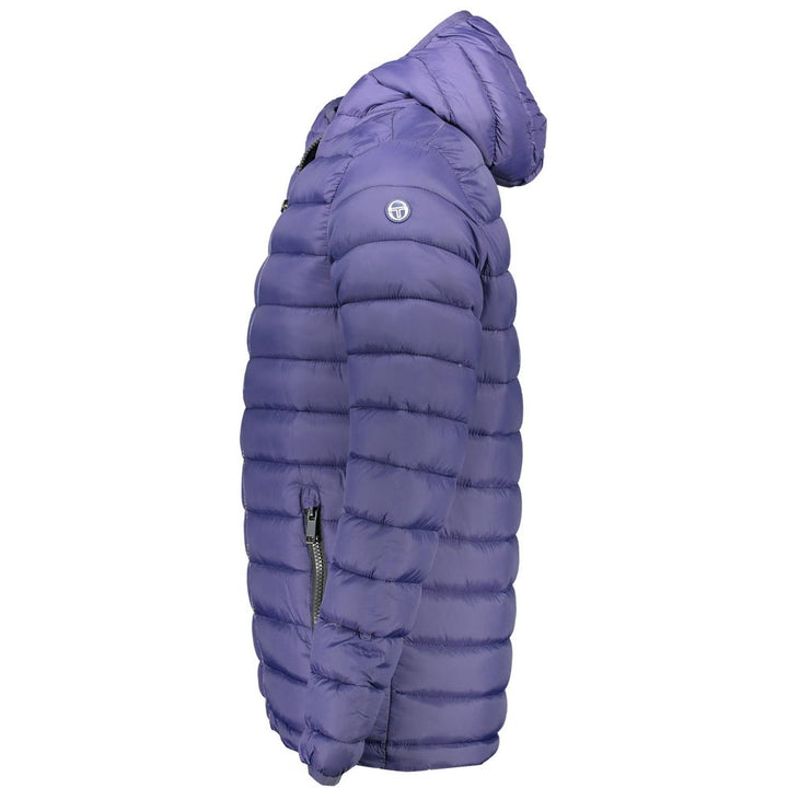 Blue Polyester Jacket