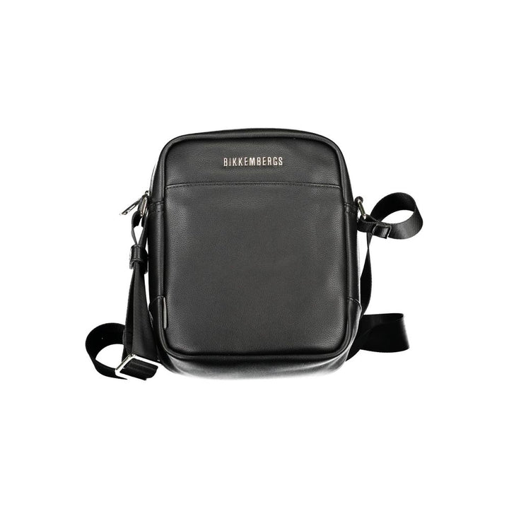 Black Polyethylene Shoulder Bag