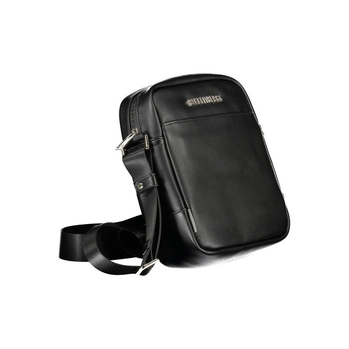 Black Polyethylene Shoulder Bag
